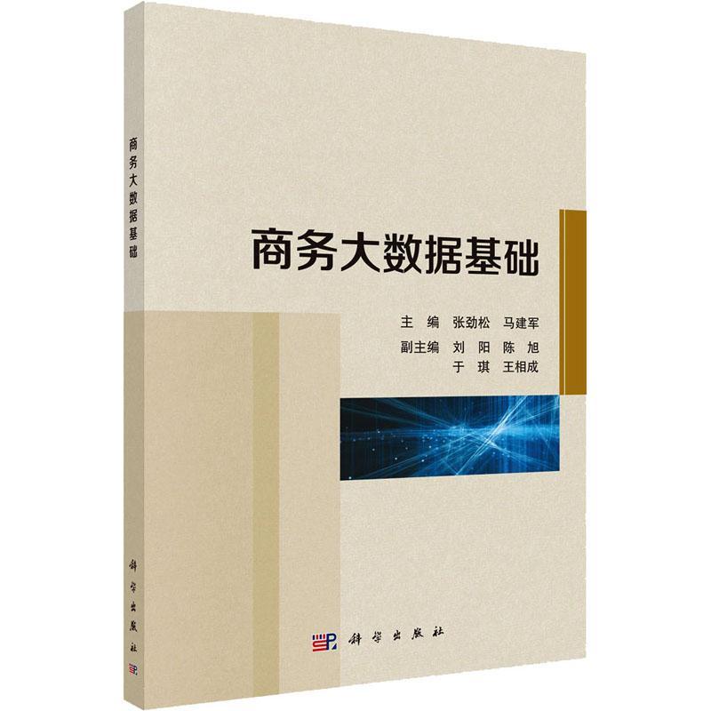 商务大数据基础张劲松普通大众商业统计统据经济书籍