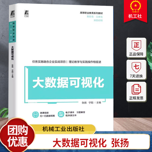 大数据可视化 张扬 宁阳 高等职业教育系列教材 职业院校高等院校软件专业群课程教材书籍 9787111753957 机械工业出版
