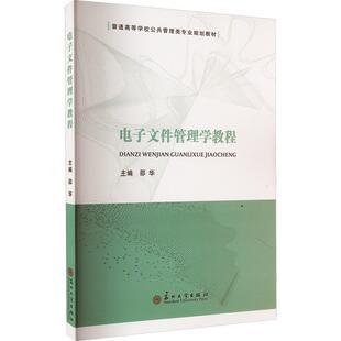 电子文件管理学教程邵华  社会科学书籍