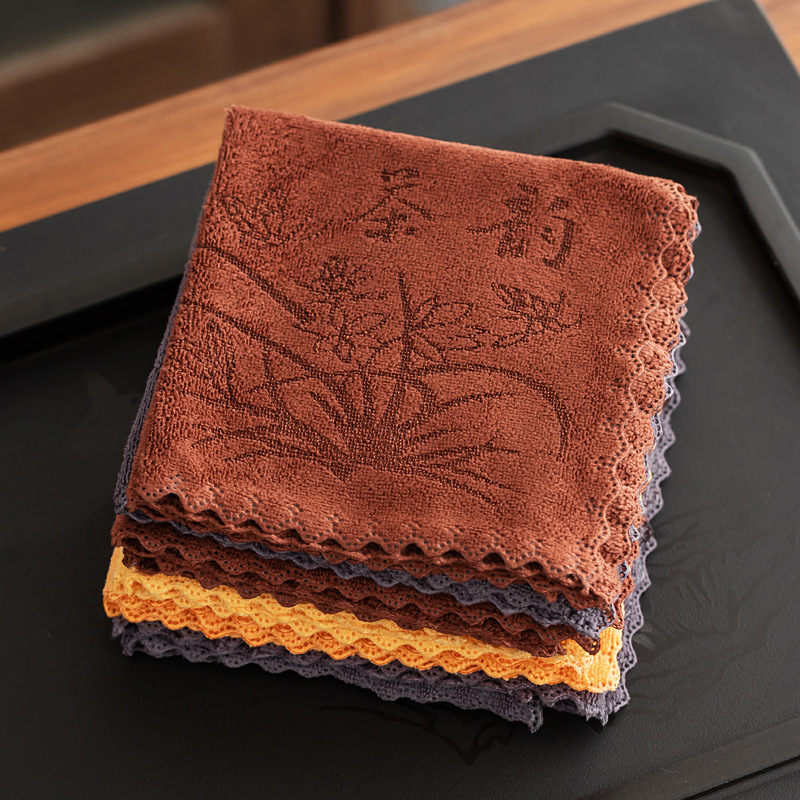 茶巾布吸水高档中式小号茶桌茶台