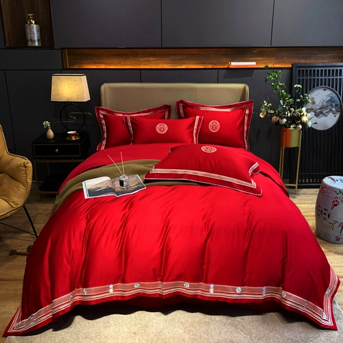 Хлопковый комплект, стеганая простыня, покрывало, европейский стиль, 100 шт, 4 предмета