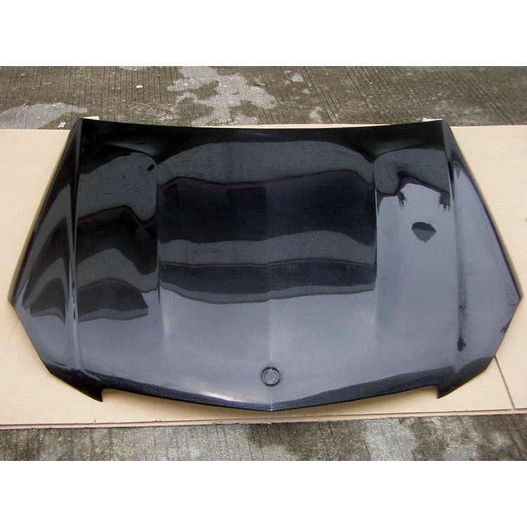 适用于奔驰新C级W205 C63改装机盖 C180L/C200L/C300L碳纤引擎盖