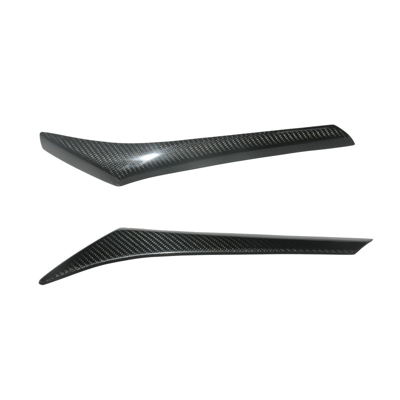 适用于14新飞度改装碳纤灯眉GK5专用灯眉前大灯 碳纤维灯眉