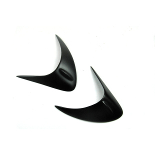 眼眉大灯装 专用前灯眉 饰贴件 FT86黑色树脂改装 适用于丰田GT86