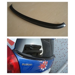 专用碳纤维中翼尾翼定风翼轮量化 铃木雨燕GTI改装 适用于06 08款