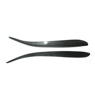 M3二厢车专用改装 碳纤维灯眉老款 灯眉贴眼眉贴 适用于马自达3