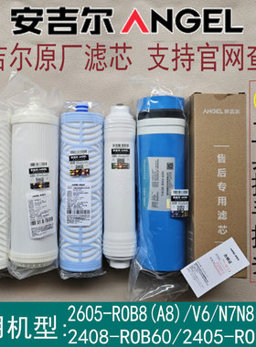 安吉尔净水器滤芯V6/新A6/J2605-ROB60/A8/T6/J2408/2405原装正品