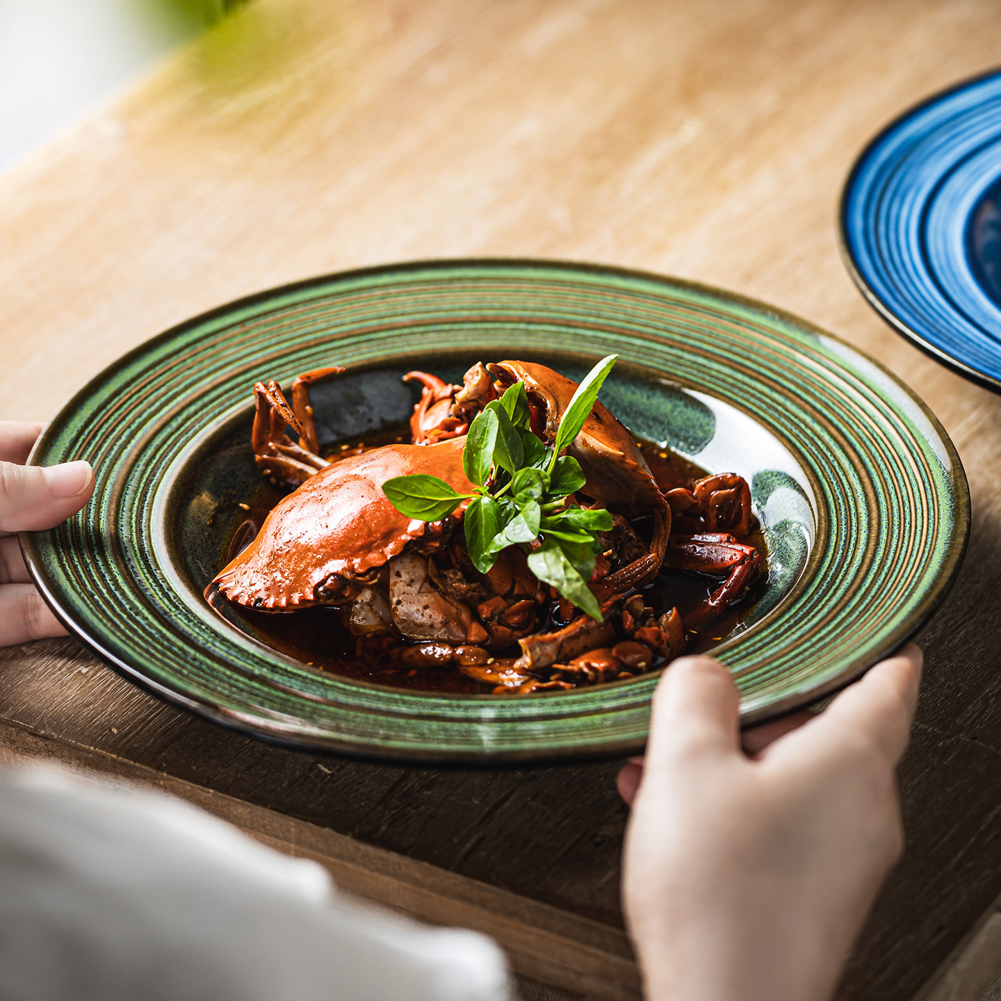 10英寸高级感陶瓷草帽盘飞碟盘意面盘西餐盘汤盘深盘摆盘法式商用,餐饮具,盘,淘宝优惠券,粉丝福利购,淘宝优惠卷