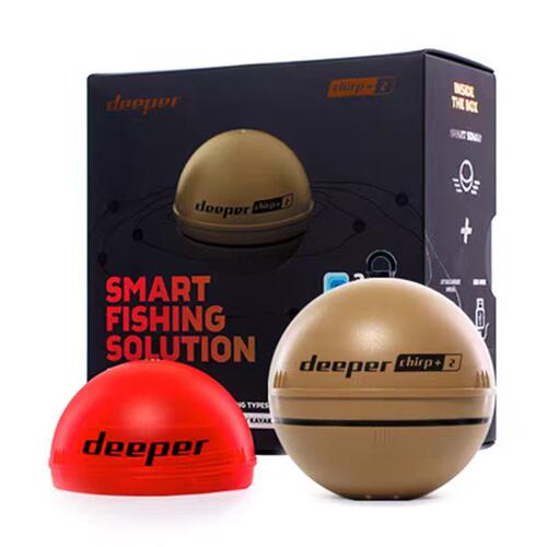 deeper探鱼器高清真实声呐图