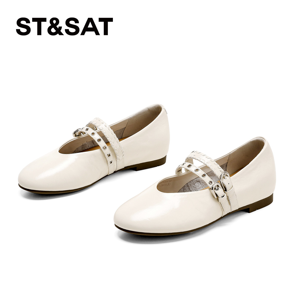 星期六真皮玛丽珍鞋女2026新款春季低跟配裙子单鞋法式复古小皮鞋,女鞋,玛丽珍鞋,淘宝优惠券,粉丝福利购,淘宝优惠卷