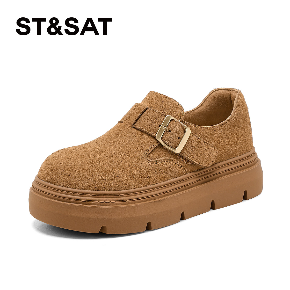 星期六厚底勃肯鞋女款2026新款春季防滑增高乐福鞋懒人一脚蹬单鞋,女鞋,勃肯鞋/软木鞋,淘宝优惠券,粉丝福利购,淘宝优惠卷