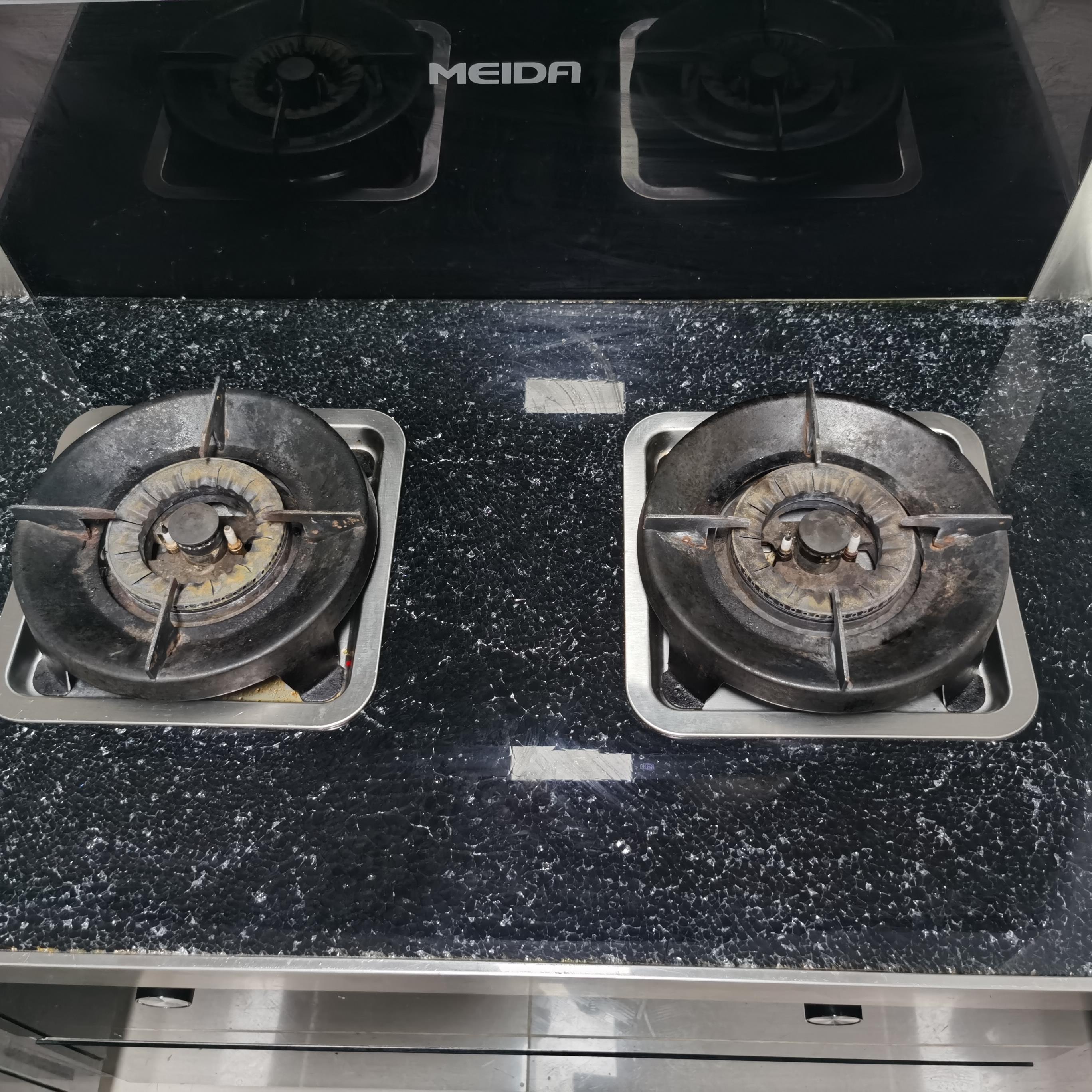 美大集成灶JJZT-MD3S一体大气炉子配件燃气灶钢化玻璃面板台面