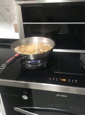 美大速风JJZT-980集成灶配件黑色钢化玻璃面板玻璃门面板抽屉门板