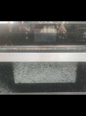 志邦35L05组合微波炉微蒸烤一体机嵌入式前钢化玻璃面板门板破损