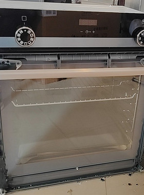 定制西门子HB534AB.OW嵌入式电烤箱黑色钢化玻璃耐高温面板门板