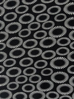 High-quality 50D encrypted yarn spring and summer printed fabric, black base firework non-permeable, non-elastic soft clothing fabric thumbnail 3