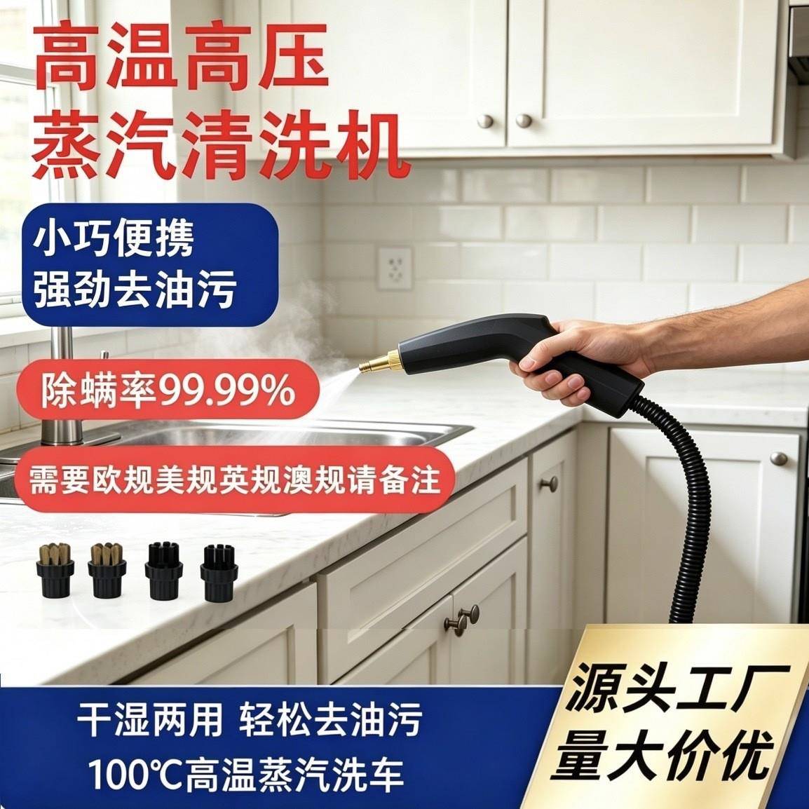 厂家110V220V温蒸汽清洁机抽油烟机空调清洗机包邮