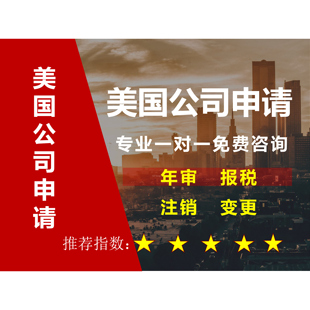 美国公司申请海外公司独立站申请开户税务申报年审年度报告代理