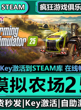 Steam正版模拟农场25 全DLC游戏 激活码入库Farming Simulator 25