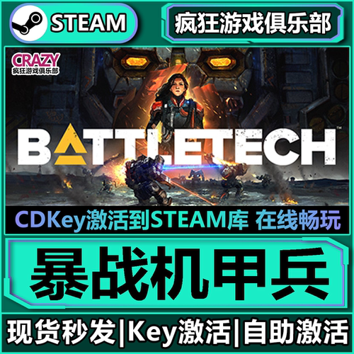 Steam正版暴战机甲兵激活码CDKey