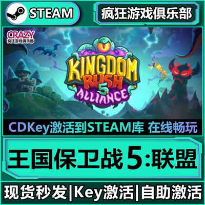 Steam正版王国保卫战5联盟激活码