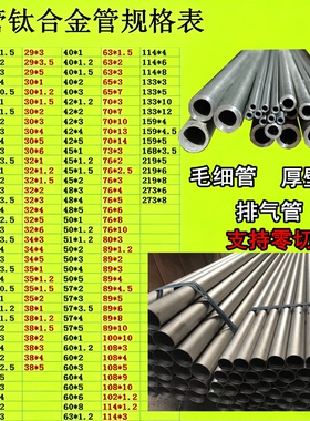 TA1钛管 钛毛细管 钛合金管 TA2钛管发热芯 工业纯钛管 4*1 6*1