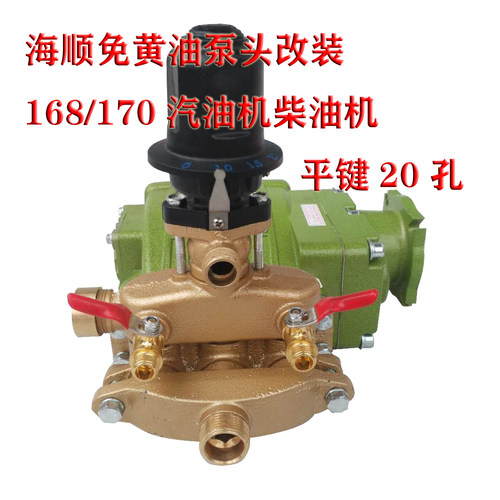 170汽油机新品免黄油直连泵头打药机喷雾器泵三缸柱塞泵稳定耐用