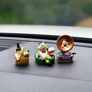 我是大富豪高级感小众汽车内装饰品中控台车载创意解压摆件男礼物