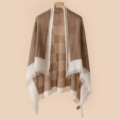 秋冬流苏100纯山羊绒围巾