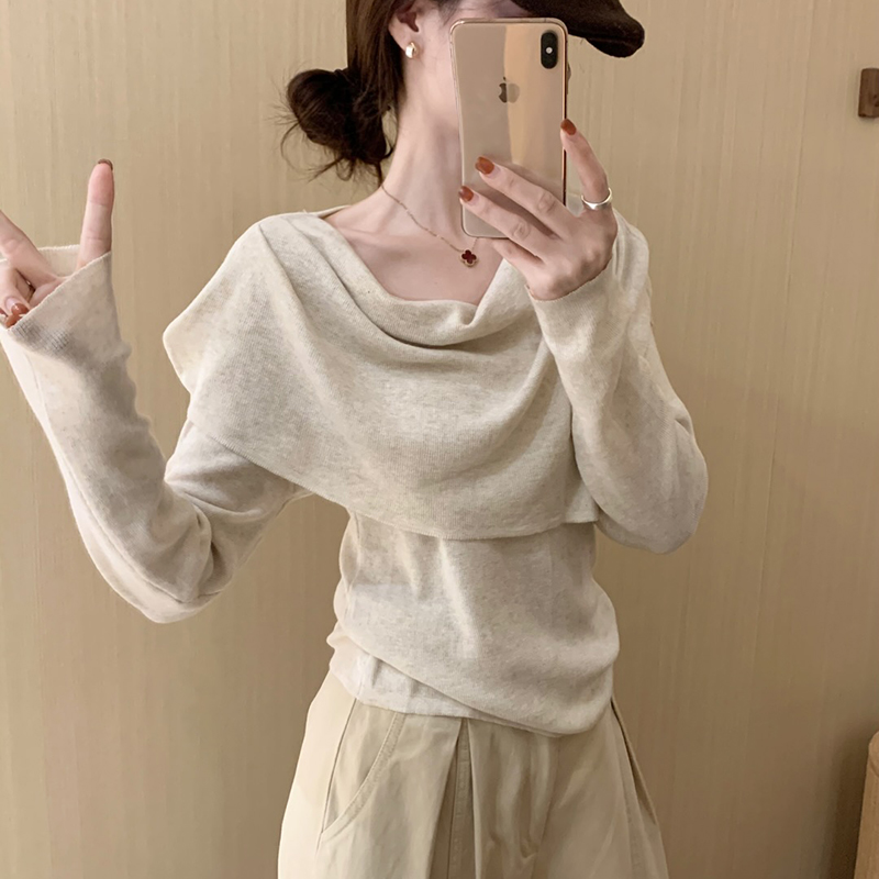 话里设计感免穿搭两件套