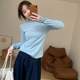 圆领修身 小清新气质羊绒打底衫 显瘦内搭上衣 女装 韩版 2025秋季 新款