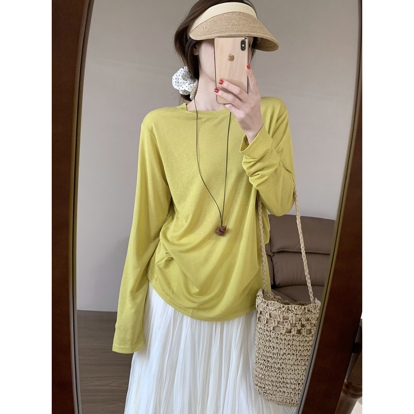 话里纯色薄款显瘦面膜衣2026夏季新款韩版休闲百搭简约风上衣外套