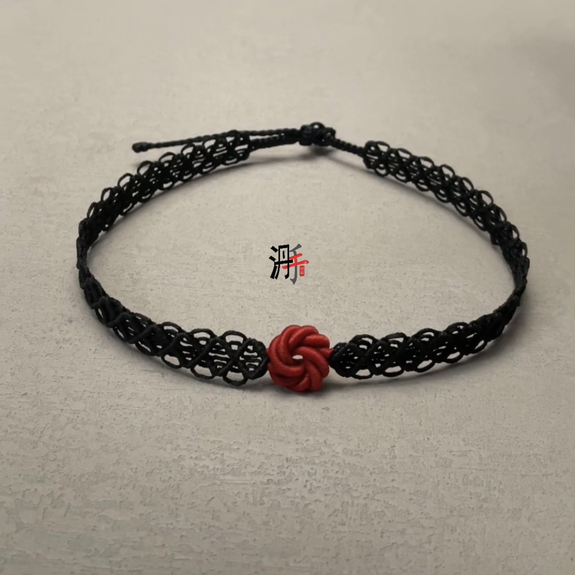 choker手工编织仿蕾丝黑色项圈项链锁骨链颈带颈圈脖子日韩饰品图片