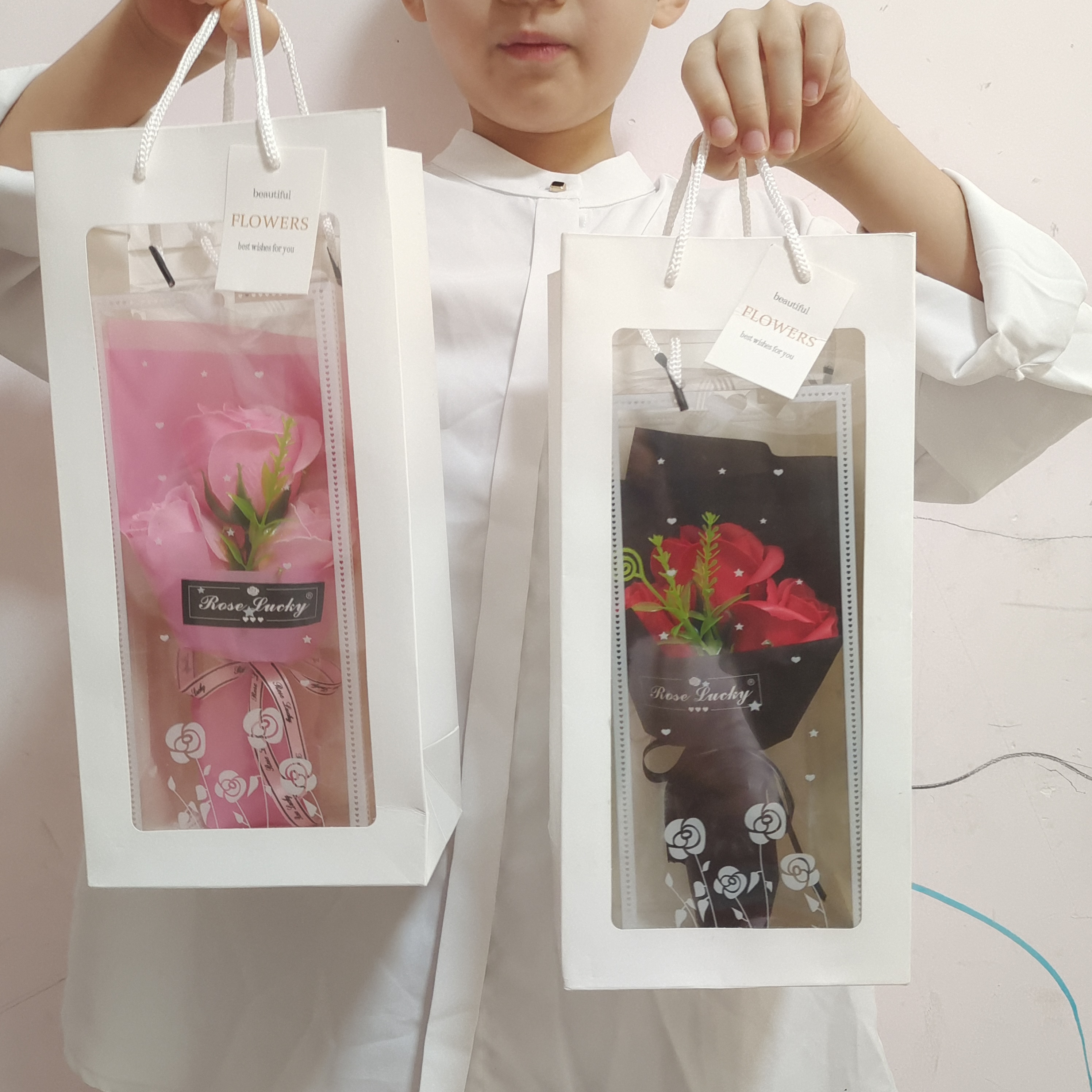 送老师送学生肥皂花小花束永生花