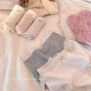 A类纯棉简约纯色亲肤少女中腰内裤 芋头奶油