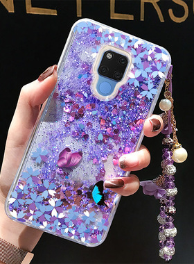 适用于华为mate20X手机壳mate20液体流沙mate20pr全包硅胶防摔壳