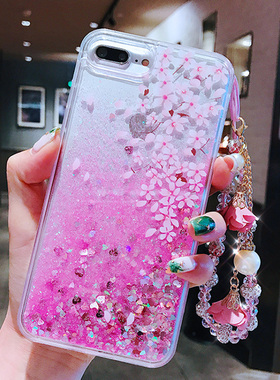 iphoneSE苹果8手机壳8plus苹果11proXSMAX流沙壳XR女款6Splus潮7p