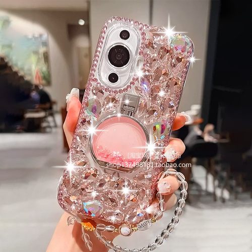 适用华为nova12手机壳mate60水钻