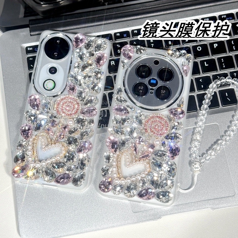 华为mate70手机壳镶钻