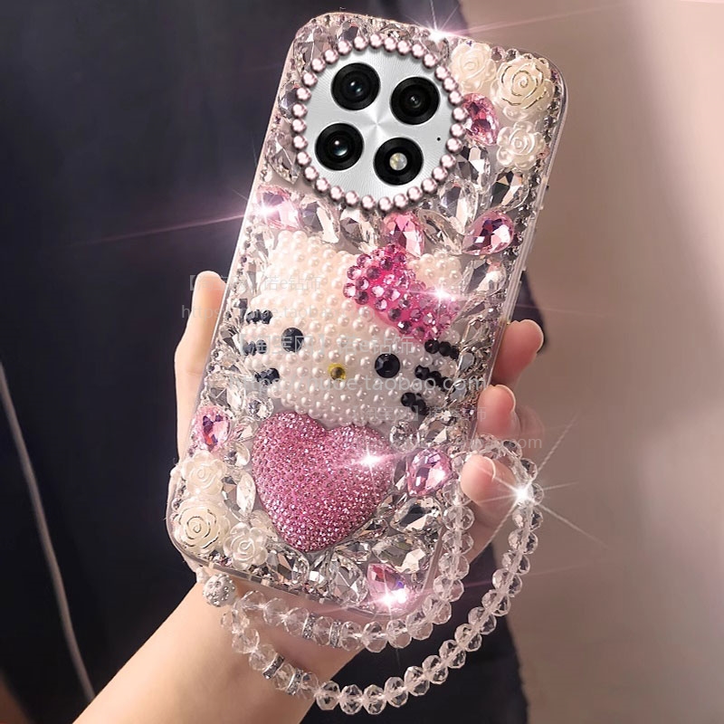 高端满钻镶钻适用oneplus一加13手机壳女款11小众ace3v硬壳10T防摔NordCE3保护套11R/2025年9Pro卡通9网红