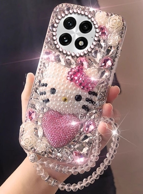 高端满钻镶钻适用oneplus一加13手机壳女款11小众ace3v硬壳10T防摔NordCE3保护套11R/2025年9Pro卡通9网红