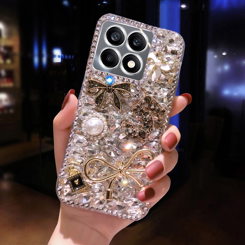 红米K70手机壳K80奢华15C水钻