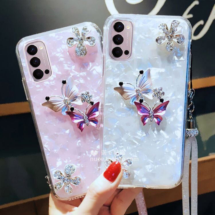 适用于oppo Reno4手机壳Reno4pro女款潮牌Reno4SE防摔Reno5奢华Reno5pro