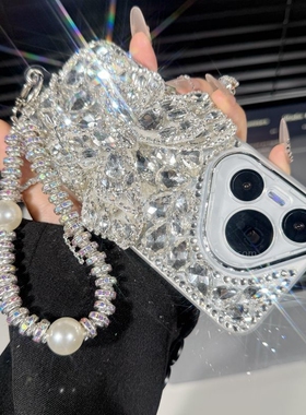 适用华为Pura70手机壳p70pro防摔pura80Ultra奢华水钻p60pro蝴蝶支架P50e华为nova14pro高级感nova12活力版