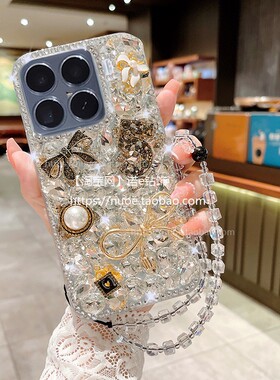 适用于红米K80手机壳K70红米note14pro闪钻13RedmiNote13新款note12轻奢note13带钻K60全包K70防摔K50保护套