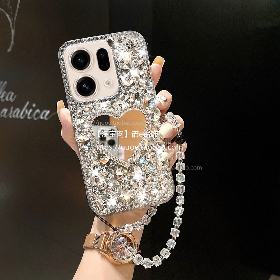 轻奢时尚镶钻创意气囊支架美妆镜