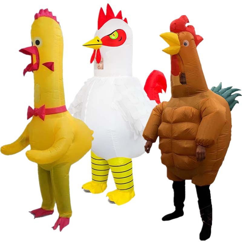 万圣节新品七彩公鸡儿童节亲子充气服装大公鸡充气服演出人偶服,模玩/动漫/周边/娃圈三坑/桌游,万圣/圣诞/儿童节用服饰,淘宝优惠券,粉丝福利购,淘宝优惠卷
