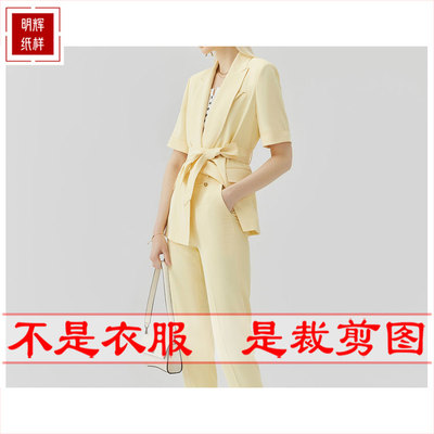 品牌样板西装图纸明辉纸样