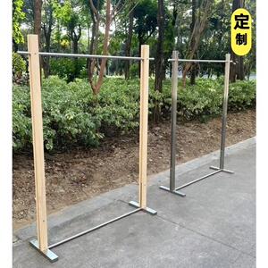 服装店不锈钢拉丝加厚展示架定制