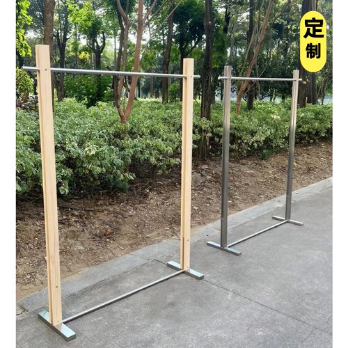 服装店不锈钢拉丝加厚展示架定制